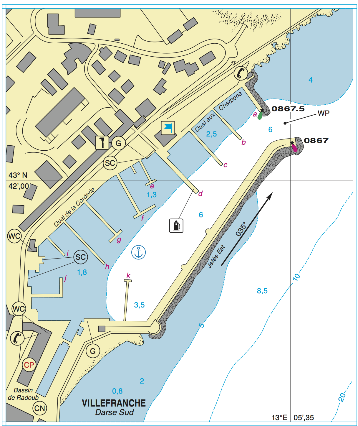 Porto Villefranche Sur Mer - Darse Sud