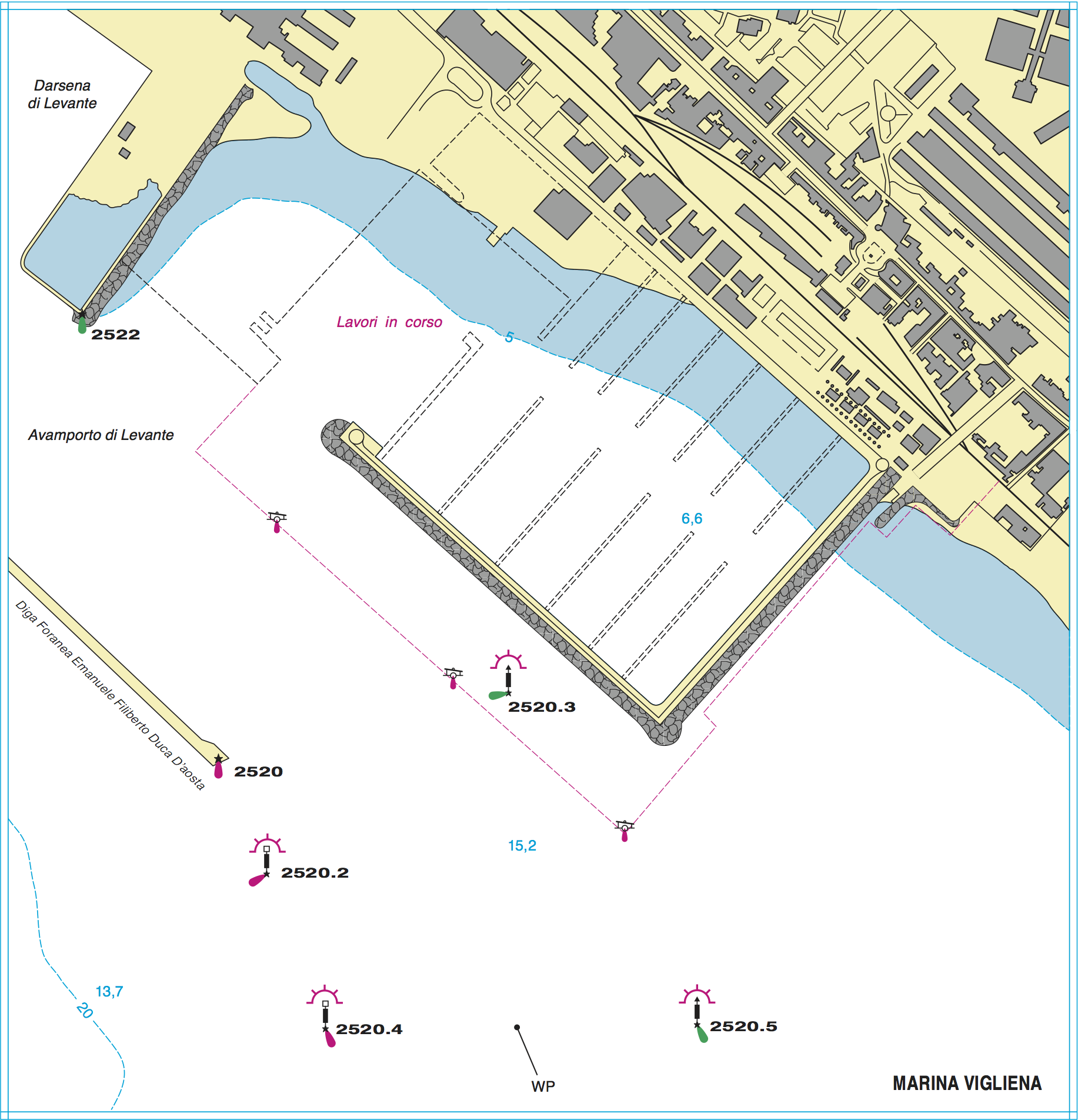 Planimetria Napoli - Marina Vigliena