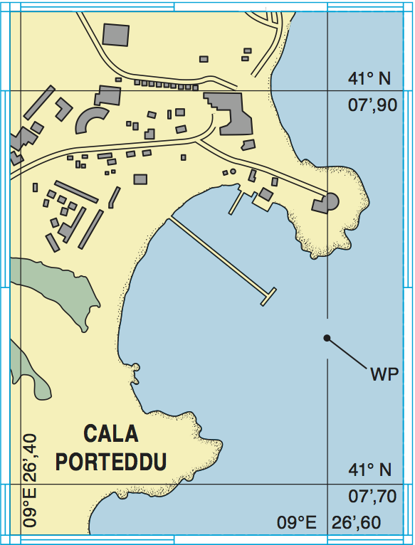 Planimetria Cala Porteddu