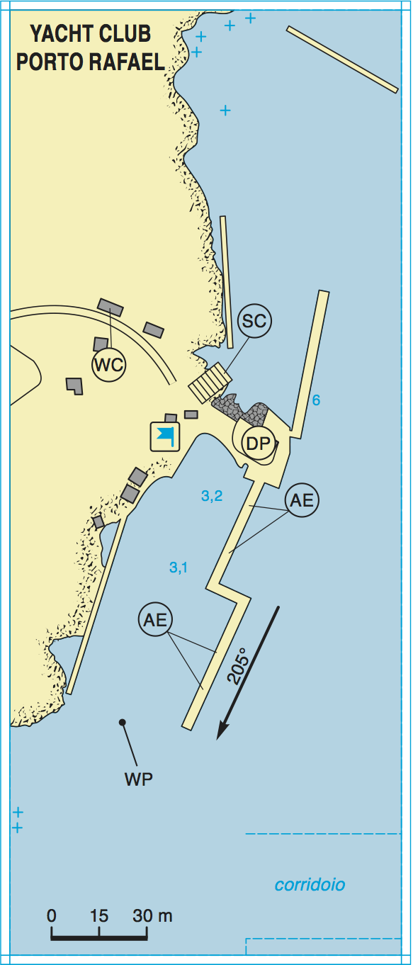 Planimetria Yacht Club Porto Rafael