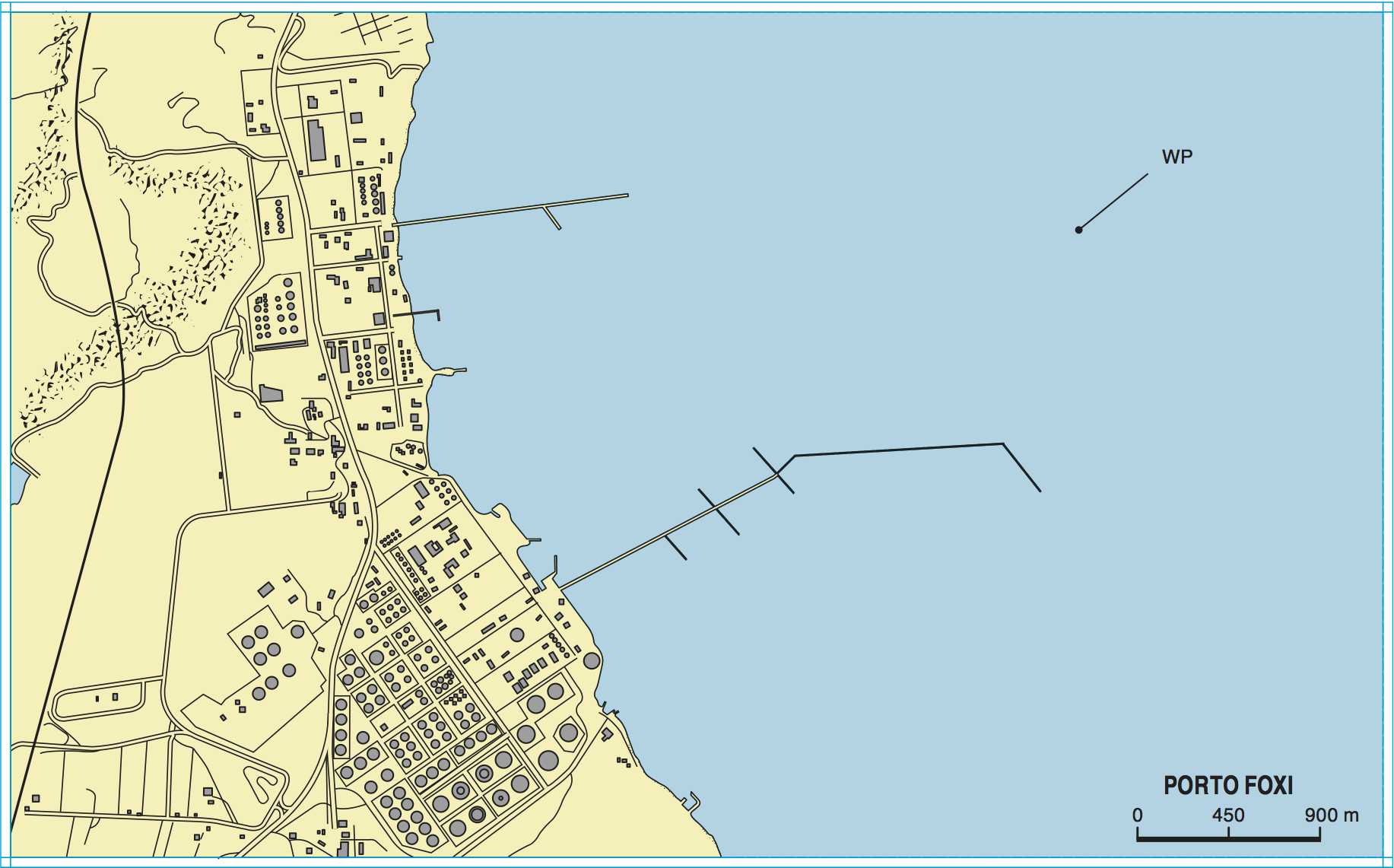 Planimetria Sarroch - Porto Foxi