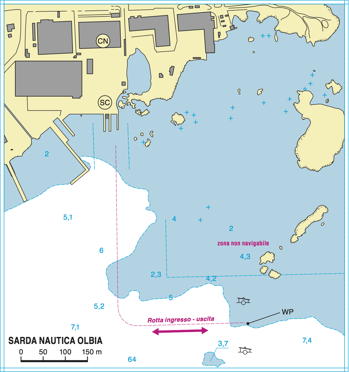 Planimetria Sarda Nautica Olbia