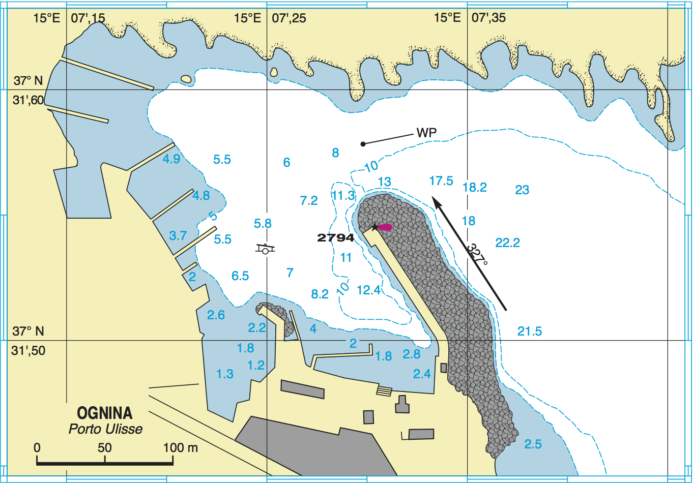 Planimetria Ognina - Porto Ulisse