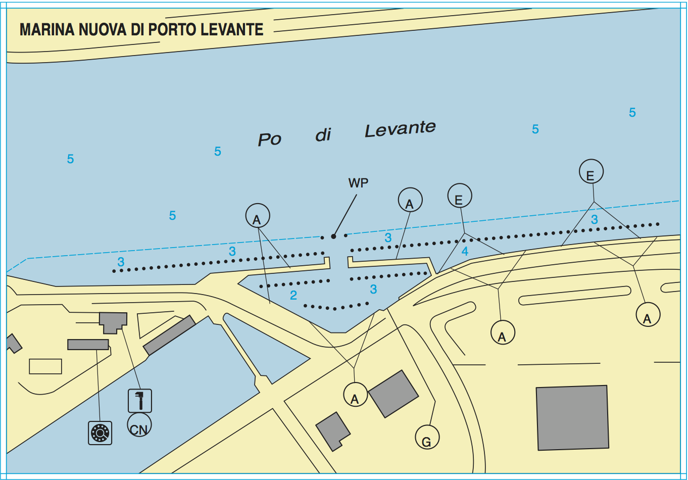 Planimetria Marina Nuova Di Porto Levante