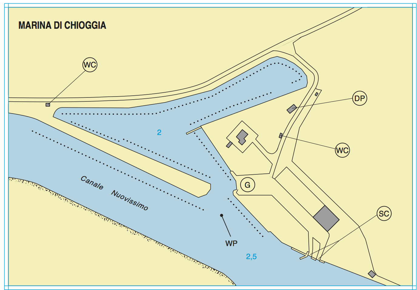 Planimetria Marina Di Chioggia