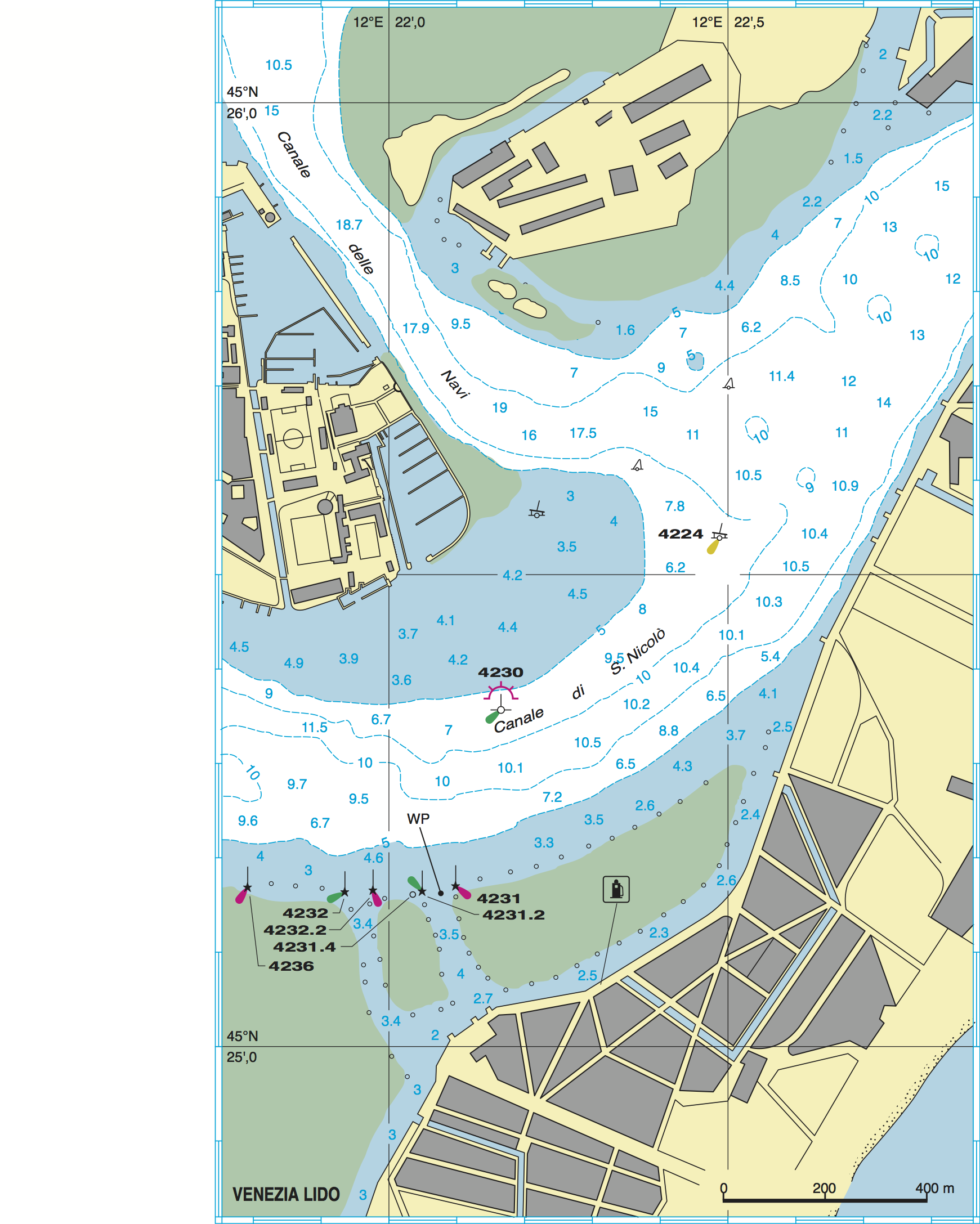 Planimetria Venezia Lido