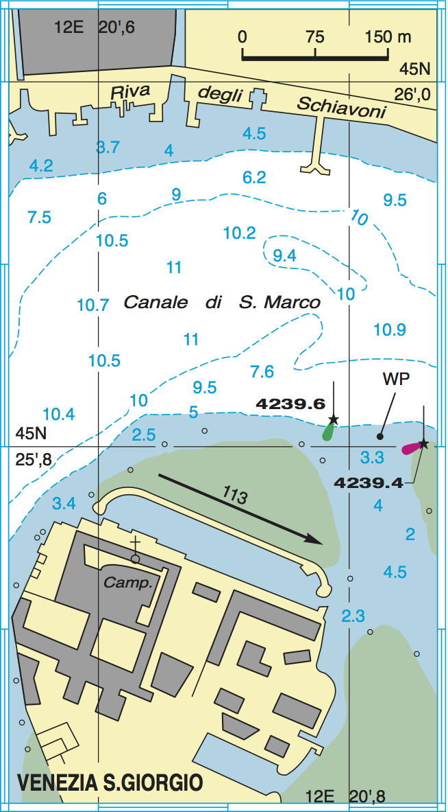 Planimetria Venezia San Giorgio