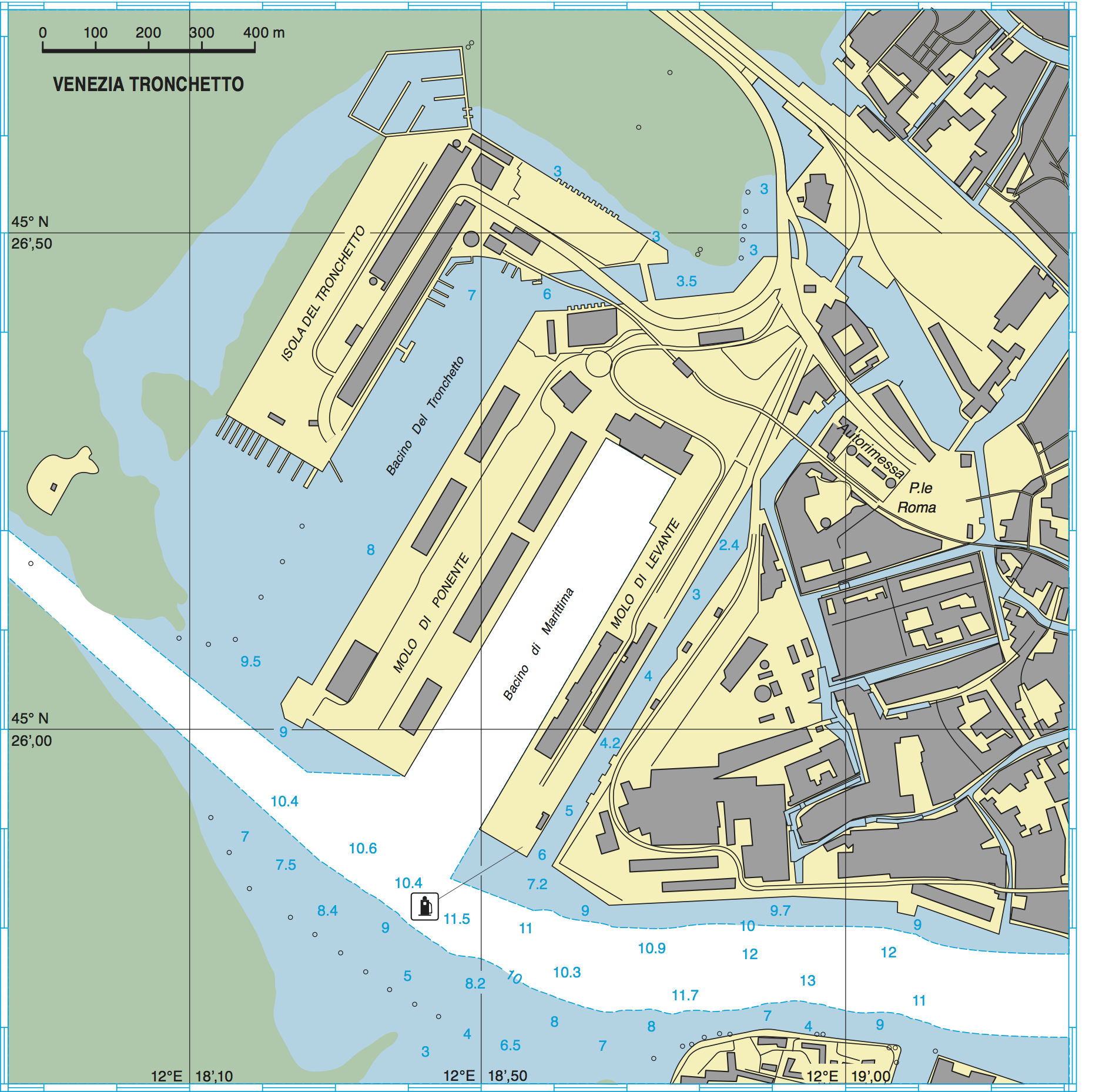Planimetria Venezia Tronchetto