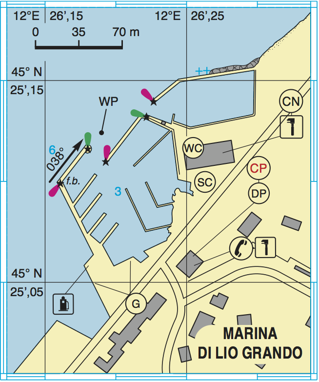 Planimetria Marina Di Lio Grando